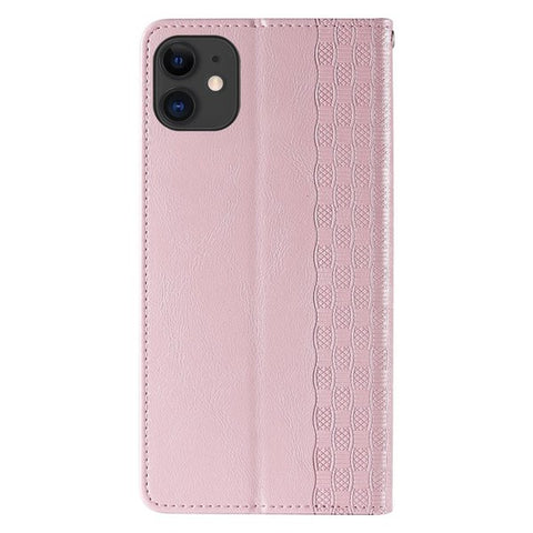 Eleganten etui/ovitek za iPhone13, Fina tkanina, Pink