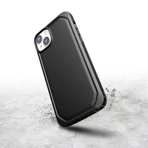 RAPTIC Slim biorazgradljiv ovitek za iPhone 14 Plus, Črn mat