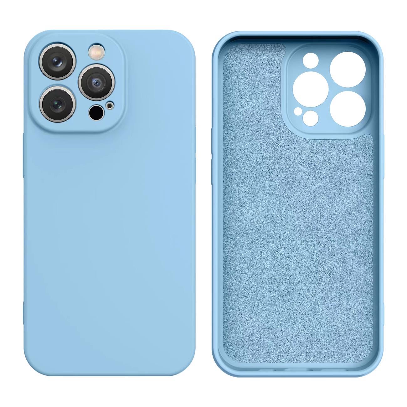 Ovitek za Xiaomi Redmi Note 11 Pro 4G/5G, Liquid Silicone, Nebeško moder