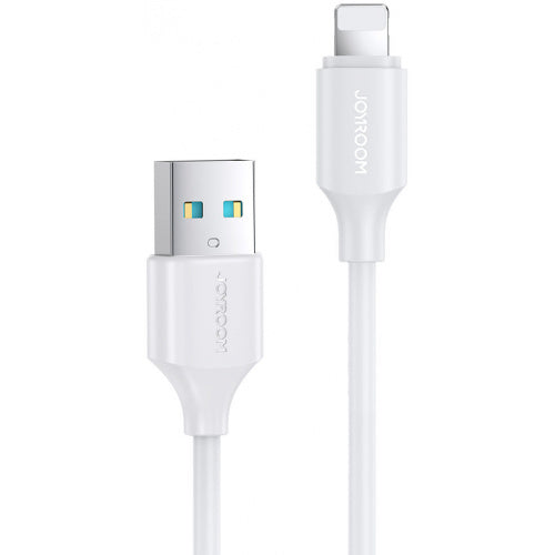 JOYROOM USB-A/Lightning podatkovni in napajalni kabel, Bel, 25cm