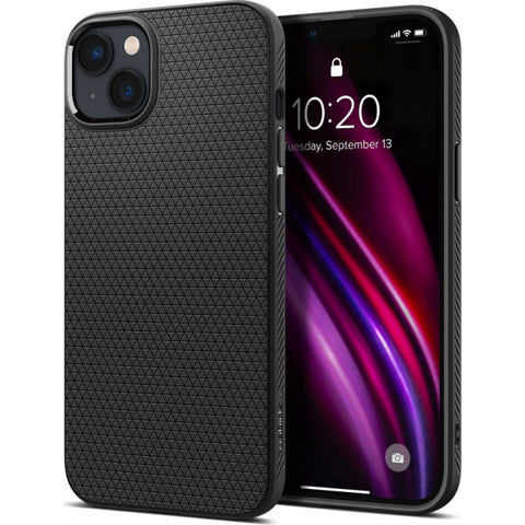 SPIGEN Liquid Air ovitek za iPhone 14, Matte Black