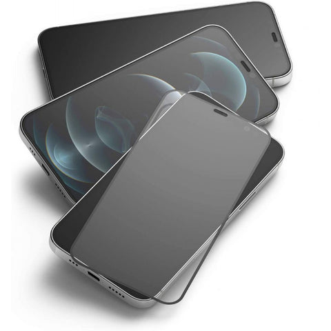 HOFI Glass Pro+ Full Glue kaljeno steklo za Samsung S21 FE, Črn rob