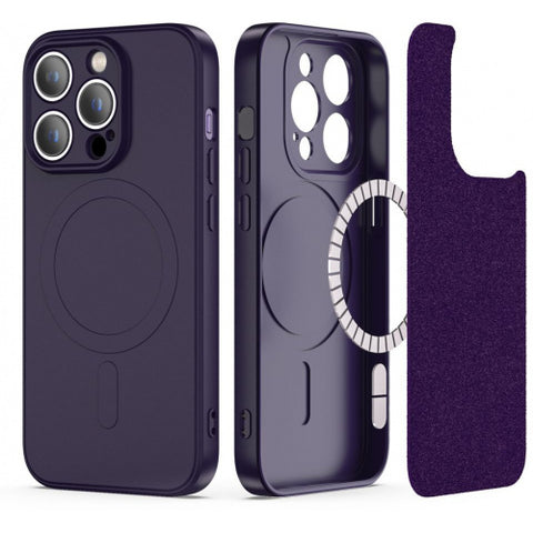 Ovitek Tech-protect Icon MagSafe za iPhone 14 Pro, Deep Purple