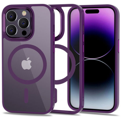 TECH-Protect Magmat MagSafe ovitek za iPhone 14 Pro Max, Deep Purple